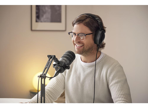 Micrófono Dinámico Usb Podmic Para Podcasting Y Streaming