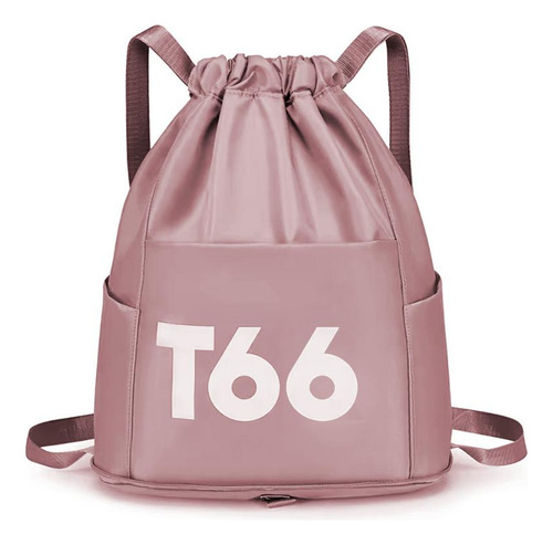 Bolsa Mochila Bisaco Passeio Academia Impermeável Viagem Cor Rosa