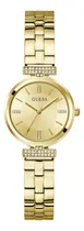 Comprar Reloj Guess Heavy Metal Mujer Gw0762l2 Dorado. Correa Dorado Bisel Dorado Fondo Dorado