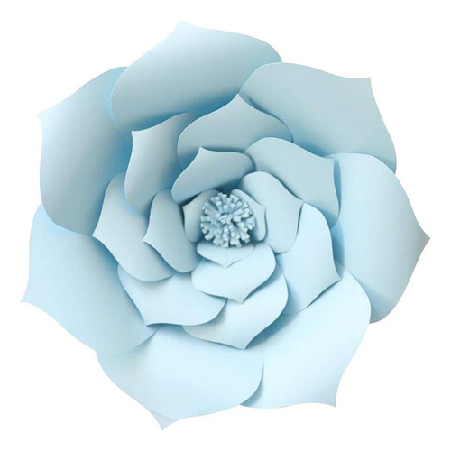 Nuevo Decoraciones De Papel De Papel Azul Claro