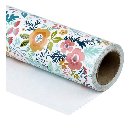 Wrapaholic Rollo De Papel De Regalo, Hermoso Diseno Floral P