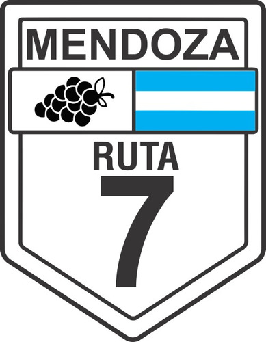 Calco Ruta 7 Mendoza  Argentina Vinilo Plotter