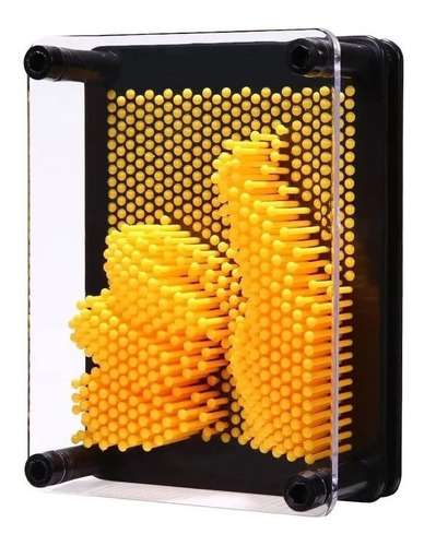 Aguja Tablero Juguete 3d Pin Art Naranja Plástico Pin Art