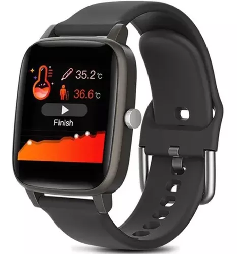 Reloj Inteligente T98 Para Hombre Y Mujer Para Xiaomi Huawei Color De La  Caja Negro Color De La Correa Negro Color Del Bisel Negro