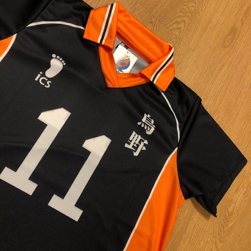 Imagen 3 de 8 de Camiseta Haikyuu Karasuno Cosplay Hinata Gastovic Anime