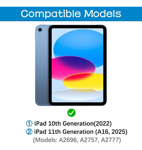 Magic Keyboard Para iPad 11ª A16 2025/10.9 10ª Con (ñ)