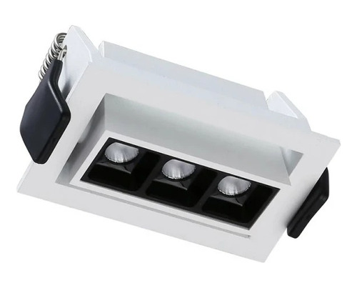 Lampara Luminaria Aplique Led Embutir Empotrar 6w Cálida 