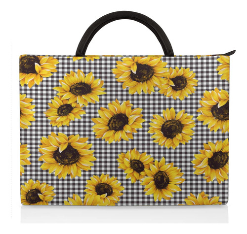 Funda Para Portatil 13-16  Cuadro Bufalo Girasol Mujer