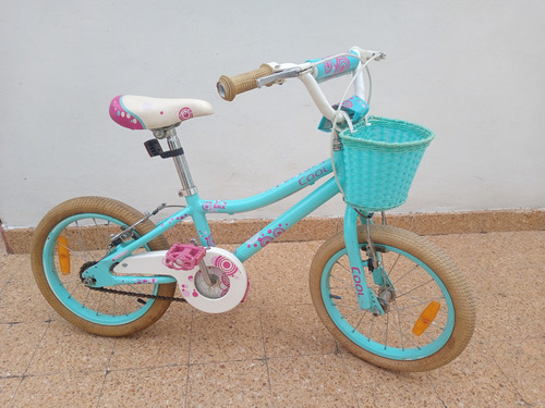 Bicicleta De Nena Usada Rodado 16 Celeste 16 " (Usado)