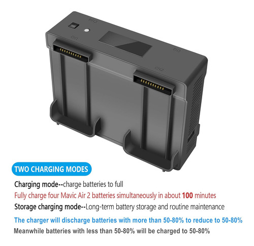 Air 2s, Mavic Air 2 Cargador De Pared Y Coche Compatibl...