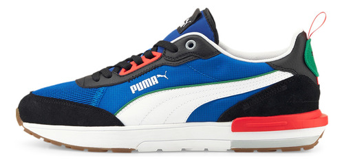 Tenis Puma R22 Azul/negro Caballero 383462 04 I