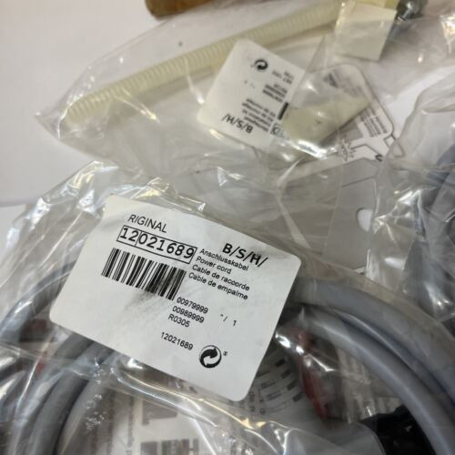 Dishwasher Power Cord Set 12021689, 12021688 And 120217 Ccm
