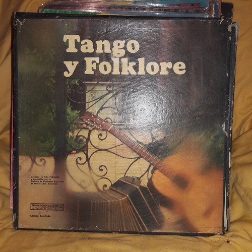 Vinilo Coleccion Tango Folklore 4 Discos + Revista F3