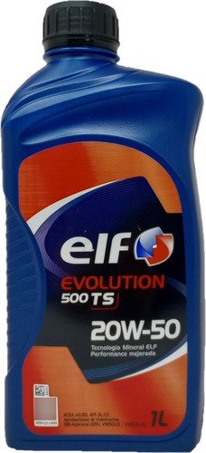 Aceite Elf Evolution 500 Ts 20w50 - 1 L