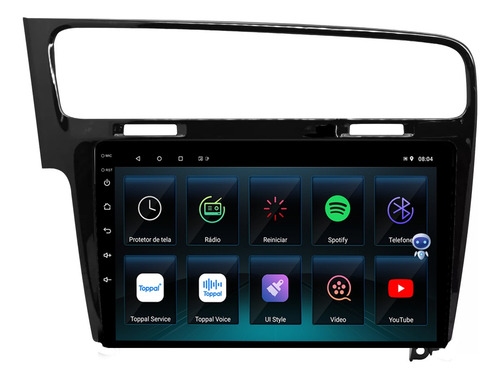 Multimidia Golf Mk7 9p Qled Android Carplay 2gb 32gb