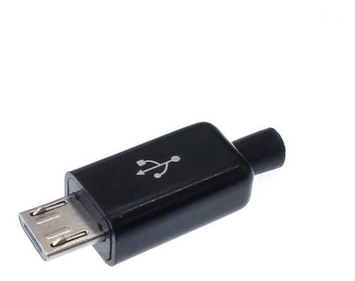 Conector Micro Usb Macho Para Soldar 4 Pines