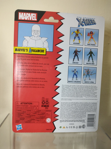 Marvel Legends Avalanche Hasbro Retro (nuevo) Figura A Msi (Usado)