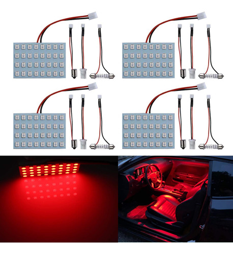 Livtee Led Interior Luces De Coche Accesorios Con 194 168 T3