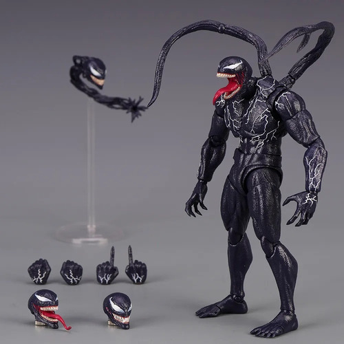 Maqueta De Figuras De Acción Shf Venom 2: Let There Be Carna