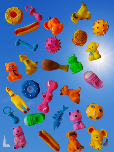 Imagem 6 de 7 de Kit 5 Mordedores Pet Brinquedo Diversos Cachorros Pequenos