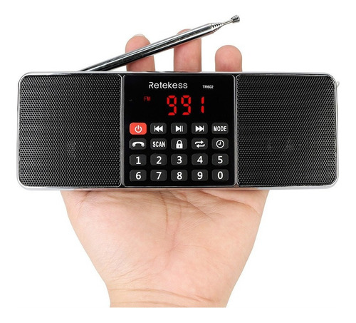 Radio Digital Multibanda (fm Y Am) Retekess Tr602 -