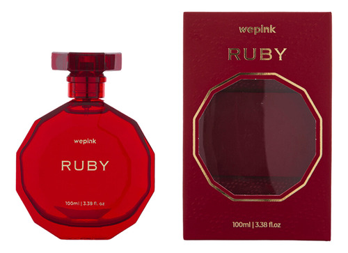 Perfume Ruby Desodorante Colônia 100ml - Wepink - Virgínia