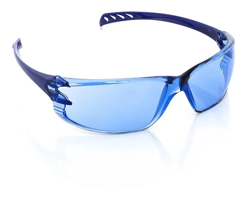 Óculos Vvision 500 Antirrisco E Antiembaçante Epi Azul Volk