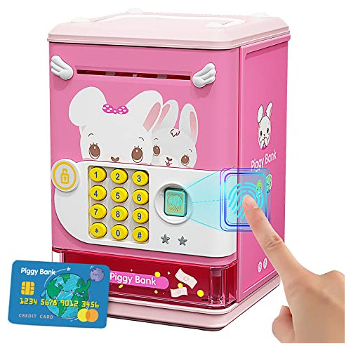 Deejoy Piggy Bank Toy Mini Cajero Automático Electrónico C