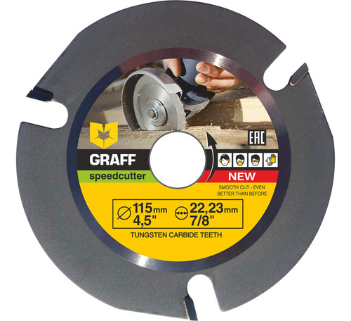 Cierra Circular Para Maderar Graff Speedcutter 4 ½ Disco Par