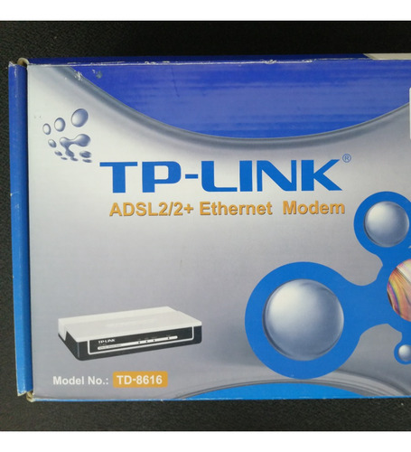 Modem Tp-link Adsl2 Ethernet Td-8616