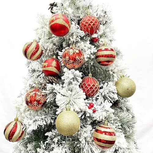 Esferas De Navidad,30 Unidades 6cm Juego De Bolas De