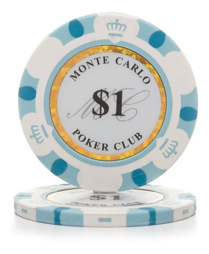 Imagen 5 de 10 de Set De 500 Fichas De Poker Montecarlo