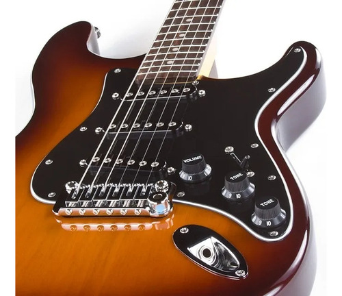 Guitarra G&l Tribute S500 Stratocaster Gyl Rosewood Color Tobacco Sumburst Orientación De La Mano Diestro