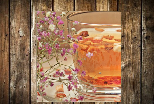 Vinilo Decorativo 30x30cm Taza Te Infusion Relax M2