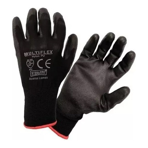 Pack 12 Guantes Multiflex Pu Para Tareas Y Usos Generales