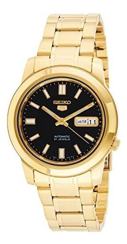 Seiko Hombres Snkk22 Analógico De Acero Inoxidable F8nk7