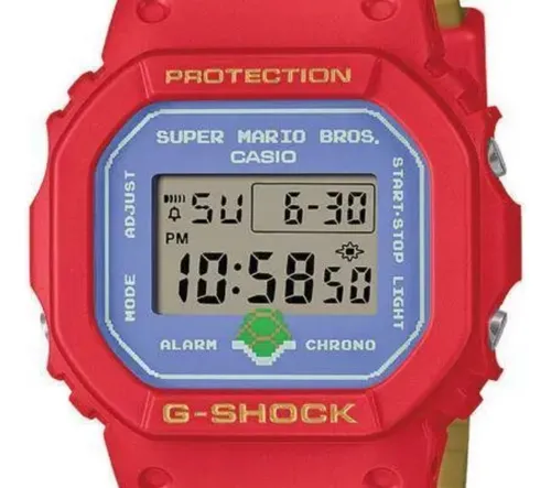 最新最全のをすべて Gshock Relógio Super 35th Edition Limited Bros Mario 時計