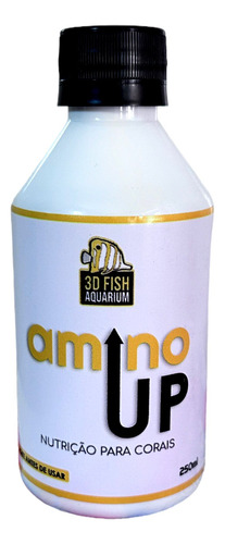 Amino Up Plus 3d Fish 250 Ml Suplemento Para Corais