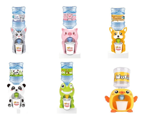 Mini Garrafon Dispensador Para Agua Kawaii Animalitos