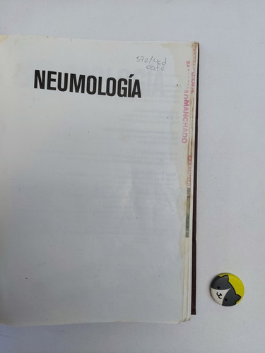Libro Neumologia R. Serrano & N. Reynoso 156o7 (Usado)