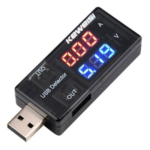 Medidor Usb Corriente Multimetro Voltaje 3-9 5 0-5 Lcd