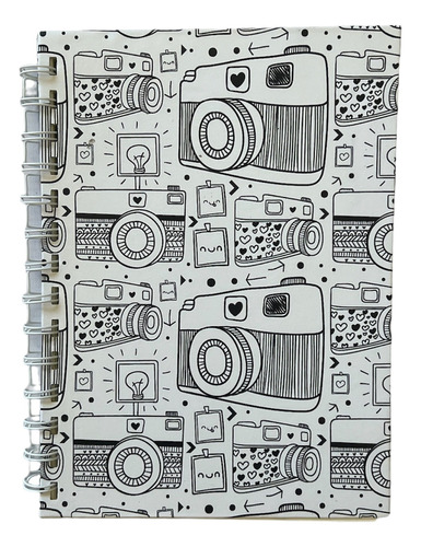 Cuaderno Anillado 15x21  A5 Tapa Dura Diseño Fotografia 