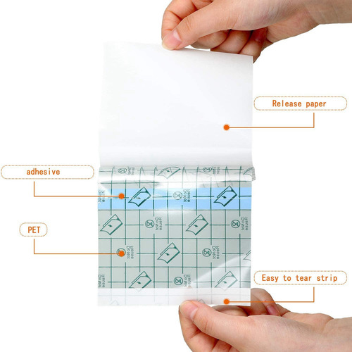 Parche Impermeable Para Ducha, Vendaje Adhesivo Elástico Tra