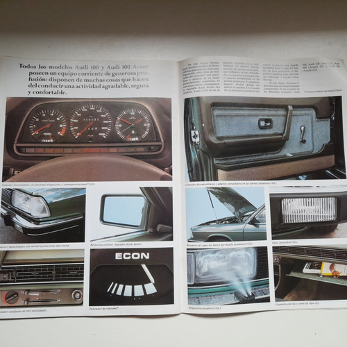 Antiguo Programa Audi 100 Avant Especificaciones (Usado)