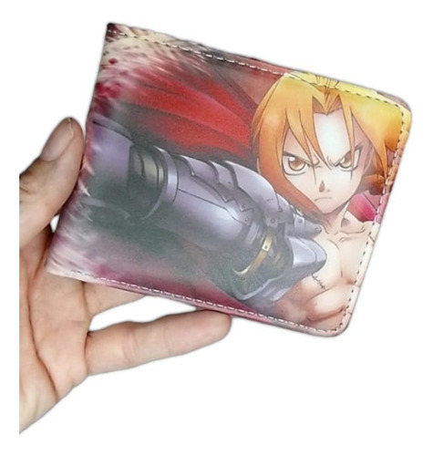 Billetera Fullmetal Alchemist Cuerina #01