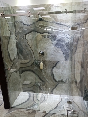 Imagen 2 de 5 de Cancel Para Baño Corredizo Estilo Manet En.cristal Templado.