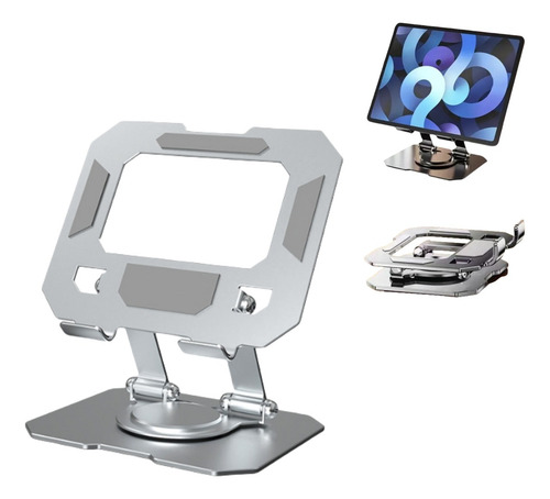 Soporte Tablet Base Giratoria 360° Plegable Para iPad