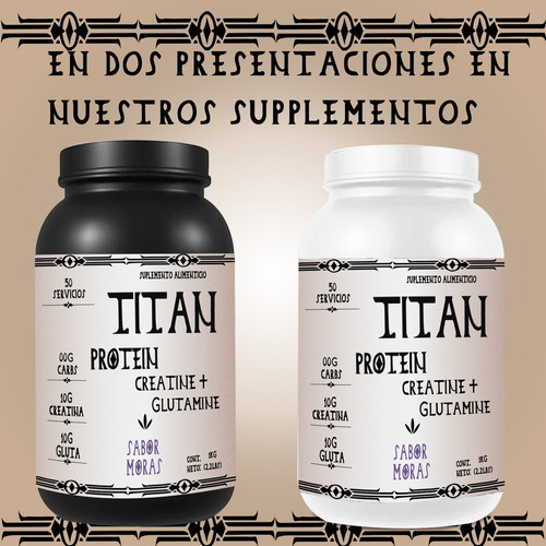 Cla + Carnitina 1kg Titan Suplements 100 Servs Pre Entreno Moras