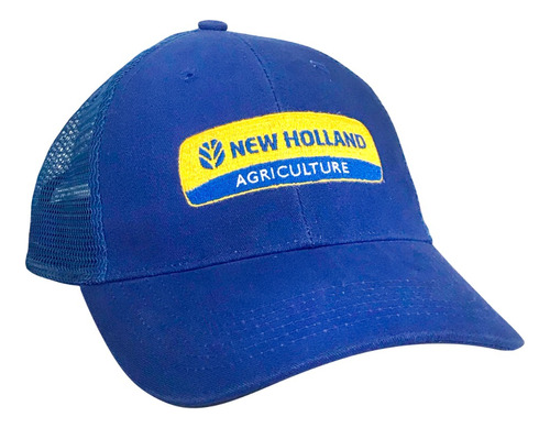 Gorro Con Visera Rejillas New Holland Azul Ehogar