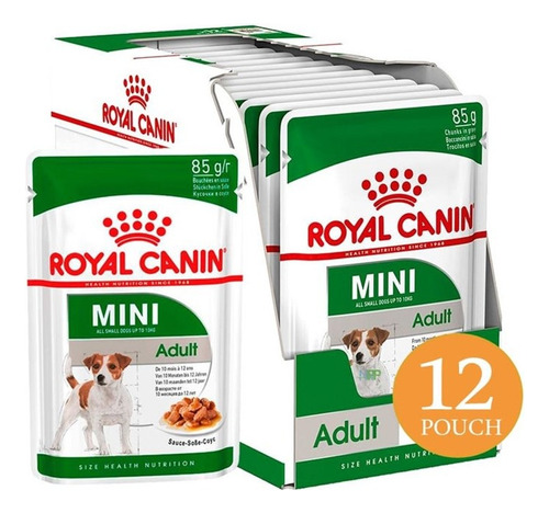 Alimento Humedo Perro Pouch Royal Canin Mini Adulto 85gr. Np